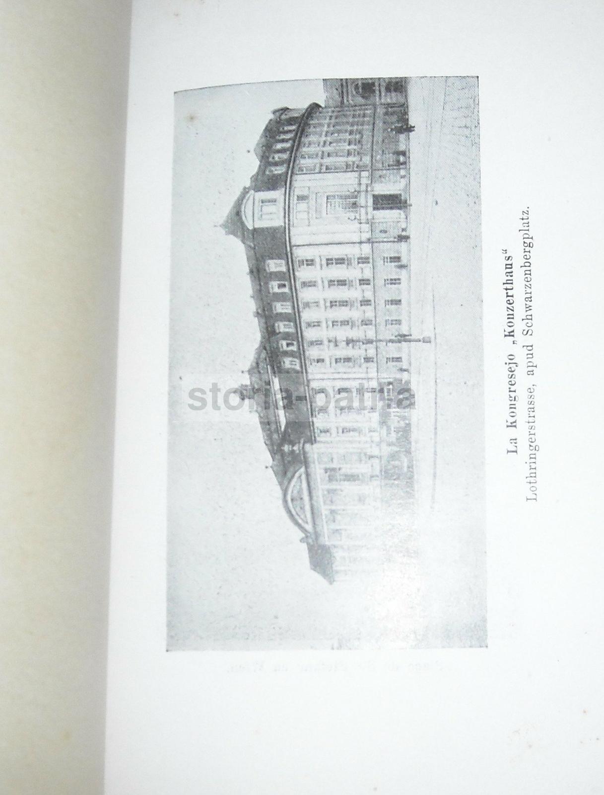 Esperanto, Congresso Di Vienna, 1924, Antica Edizione Illustrata, Guida E Programma immagine 17