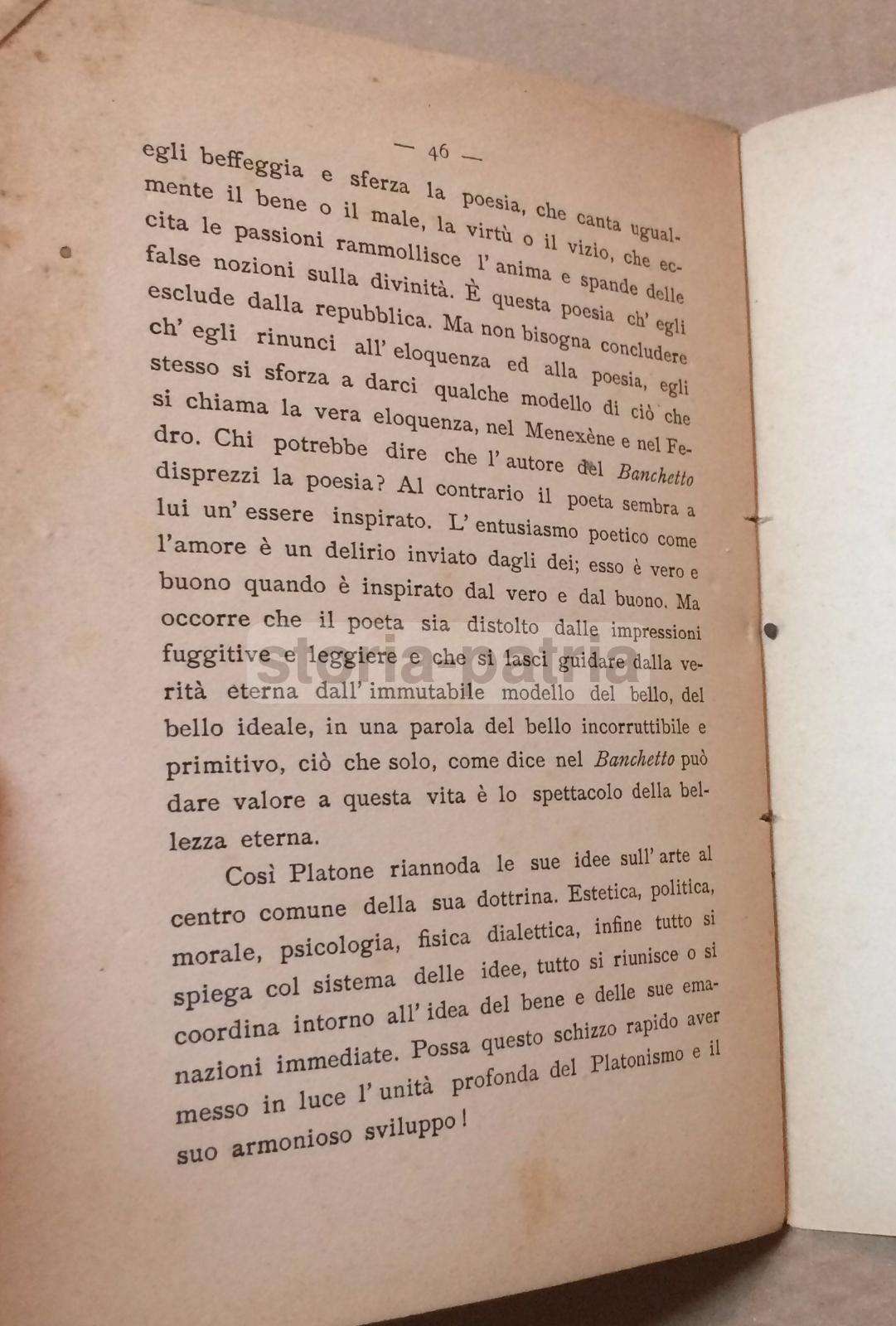 Filosofia, Platone, Dialoghi, Morale, Virtu, Fisica, Anima, Politica Estetica, Poggi immagine 1