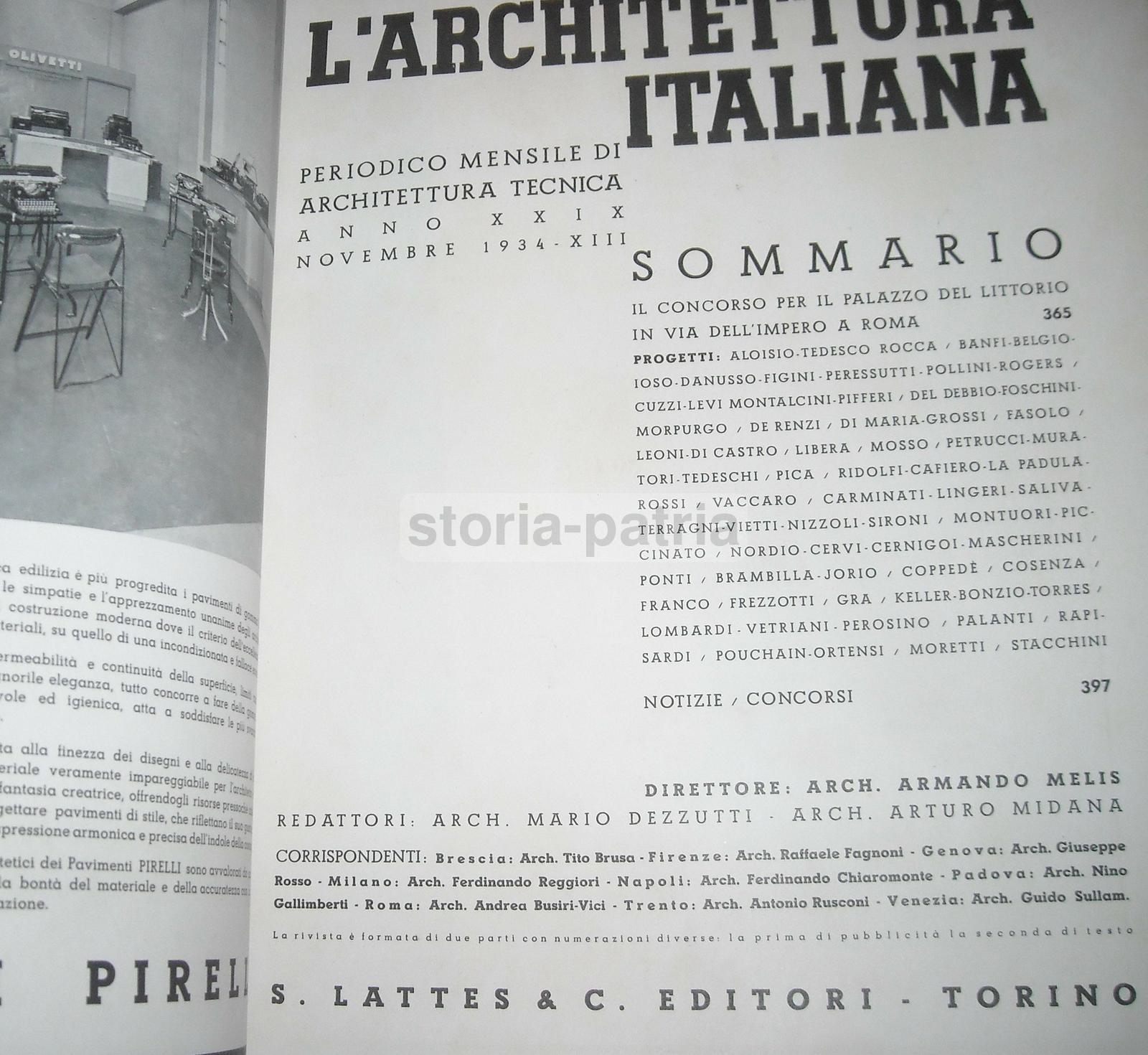 Ingegneria, Architettura, Littorio, Progetti E Progettisti, Ponti, Rogers immagine 1