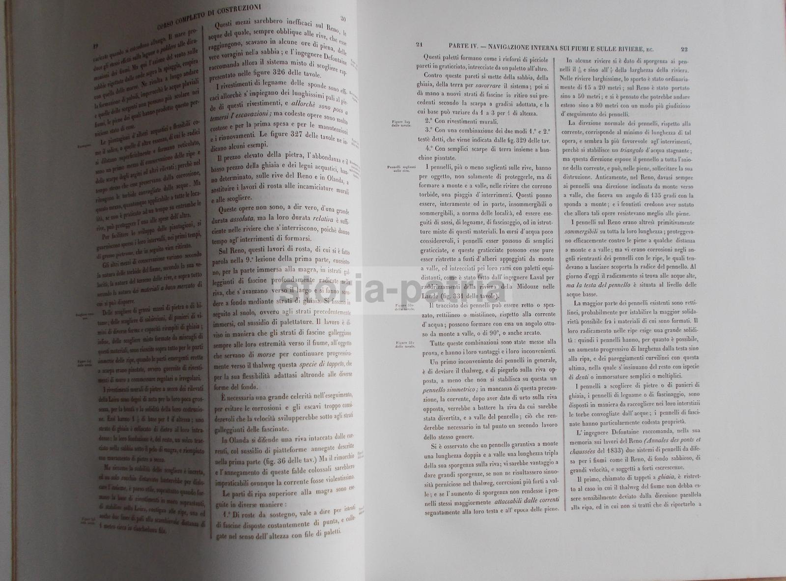 Ingegneria, Costruzioni, Reibell, Sganzin, Navigazione, Porti, Acque, Fiumi, Darsene, 800 immagine 5