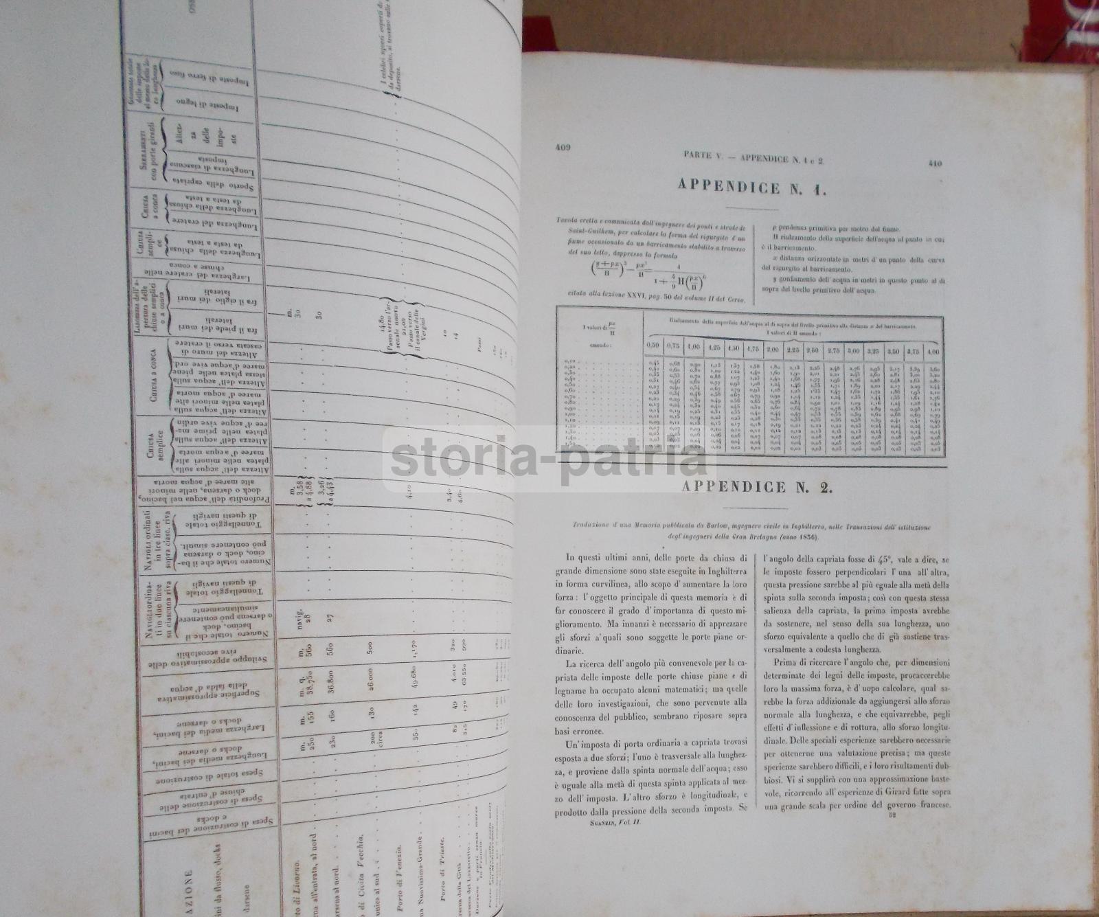 Ingegneria, Costruzioni, Reibell, Sganzin, Navigazione, Porti, Acque, Fiumi, Darsene, 800 immagine 8