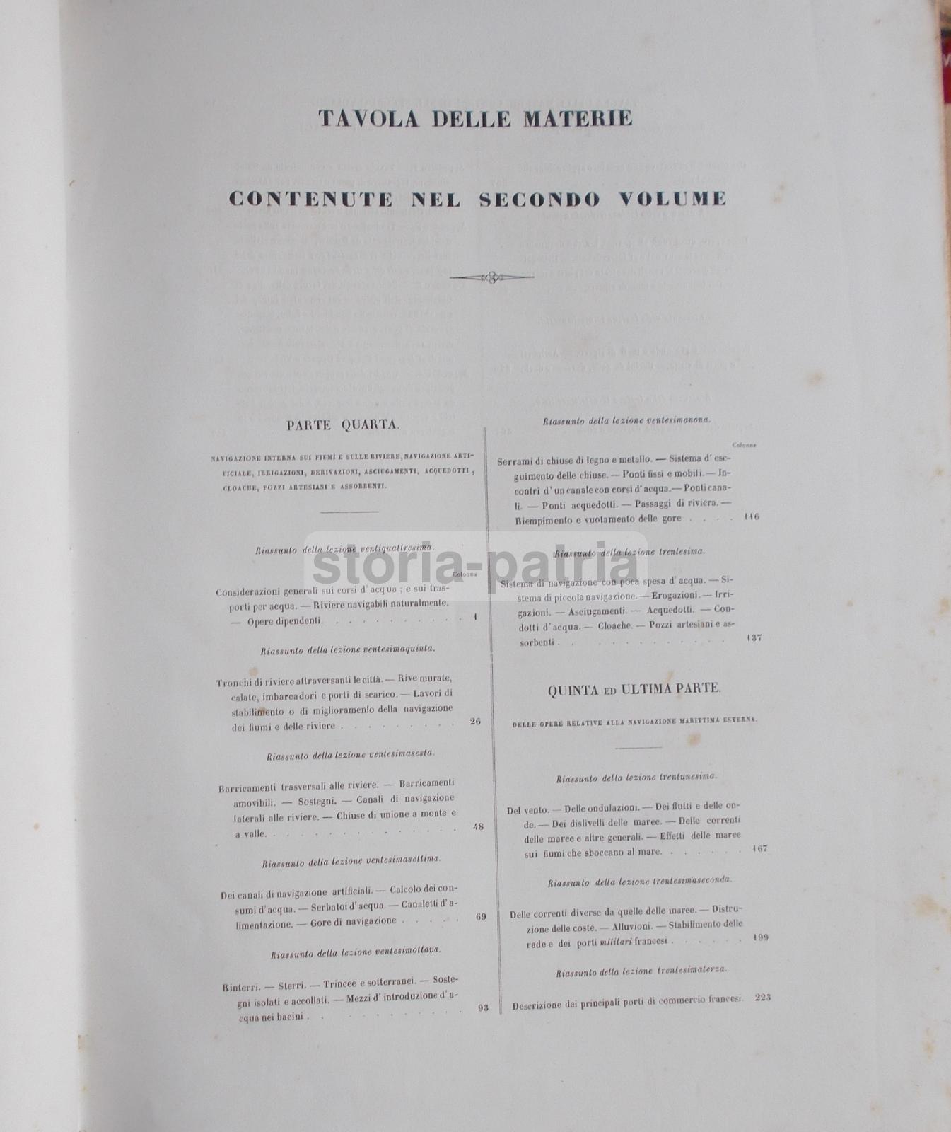 Ingegneria, Costruzioni, Reibell, Sganzin, Navigazione, Porti, Acque, Fiumi, Darsene, 800 immagine 11