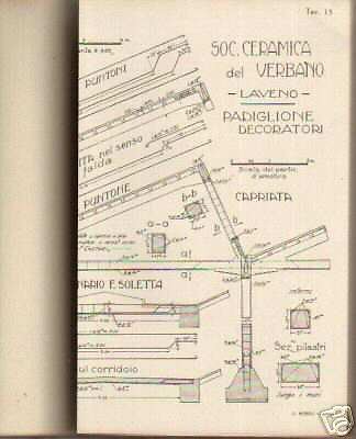 Ingegneria, Edilizia, Cemento Armato, Santarella, Corato, Raccolta Di Stampe, d'Epoca immagine 1
