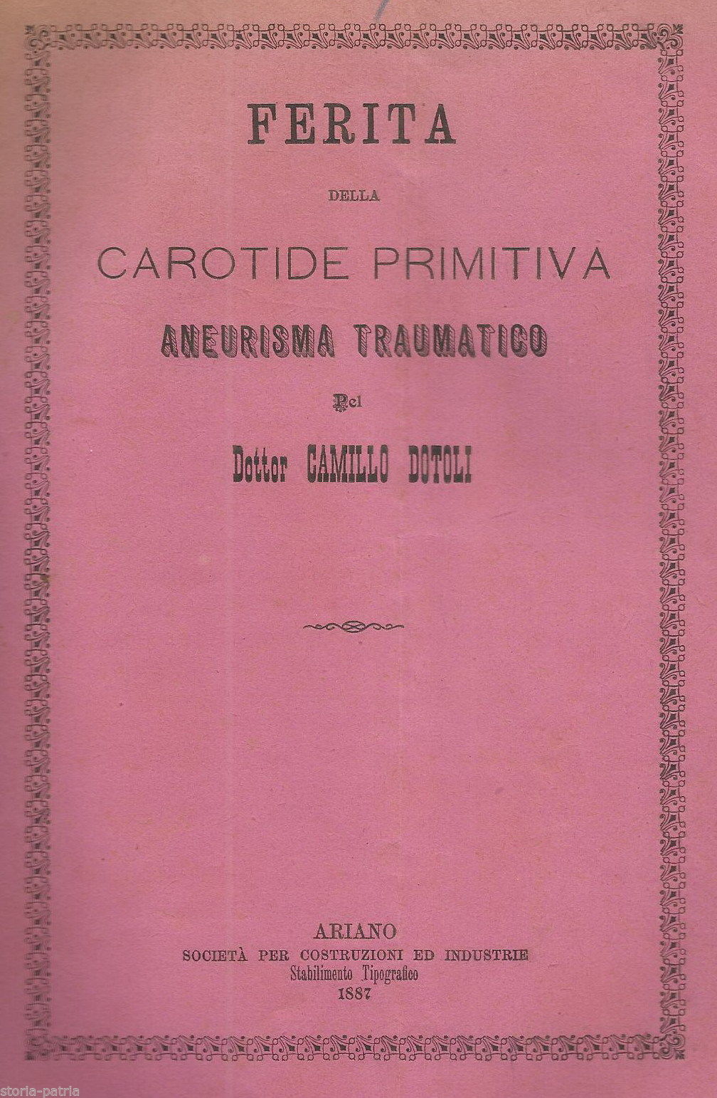 Irpinia, Ariano, Medicina, Chirurgia Vascolare, Aneurisma, Angiologia, Carotide, Dotoli immagine 1