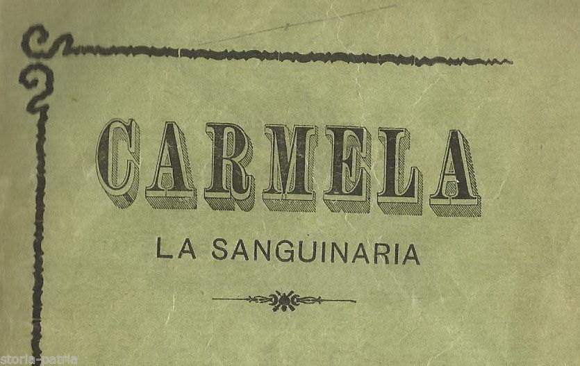 Irpinia, Ariano, Teatro, Antica Tragedia Popolare, Carmela Sanguinaria, Illustrato immagine 1