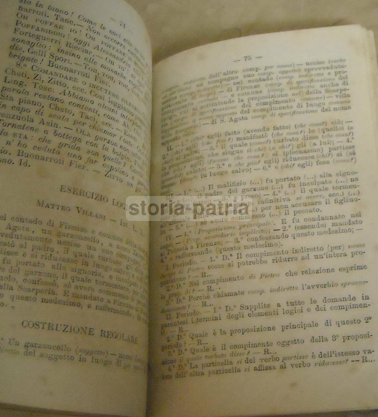 Letteratura, Grammatica, Linguistica, Lessicologia, Pedagogia, Napoli, Jacobelli, 1886 immagine 9