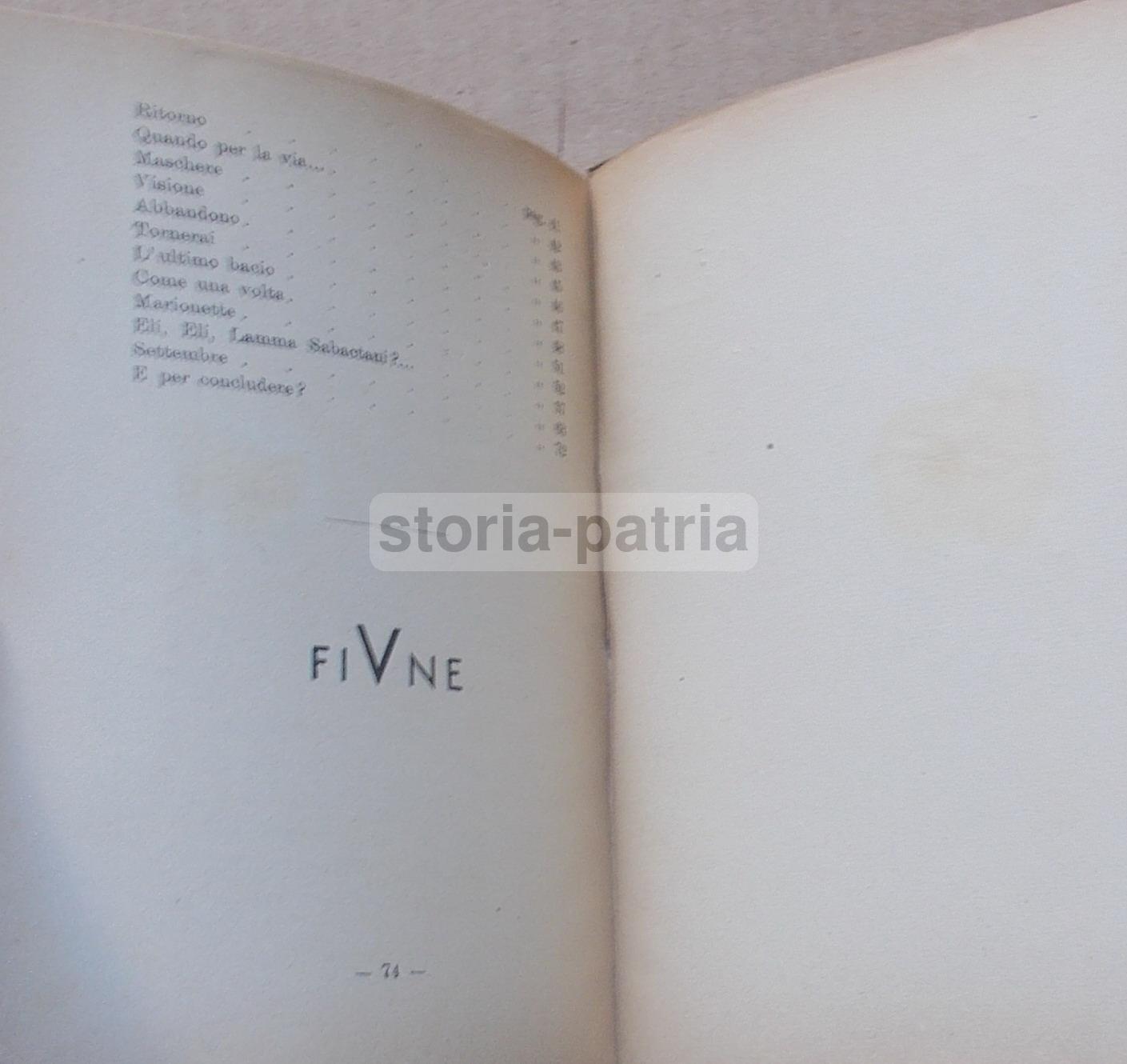 Letteratura, Poesia, Sabatini, Volume d'Epoca, Raccolta Di Componimenti Poetici, 1945 immagine 1