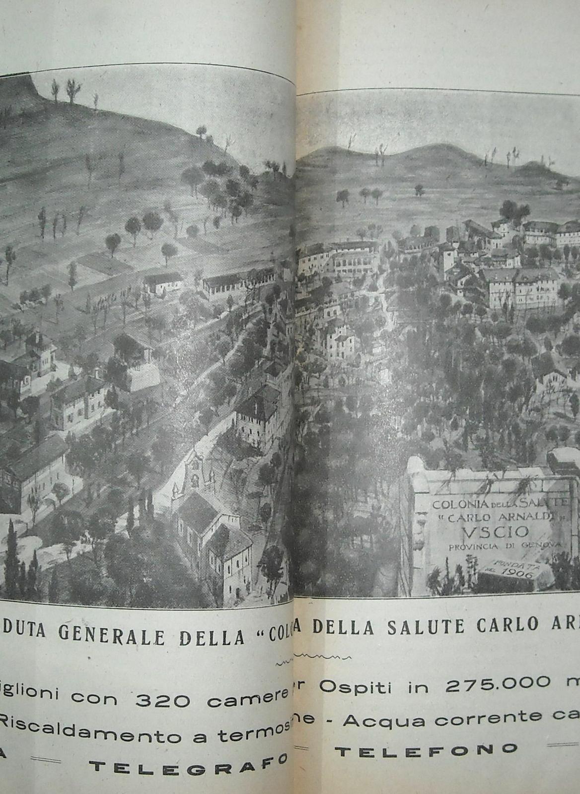 Liguria, Genova, Uscio, Medicina, Igiene, Salute, Colonia Arnaldi, Cucina, Terapie, 1925 immagine 2