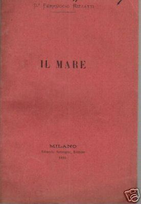 Mare, Interessante Antica Edizione, 800, Pesci, Medicina immagine 1