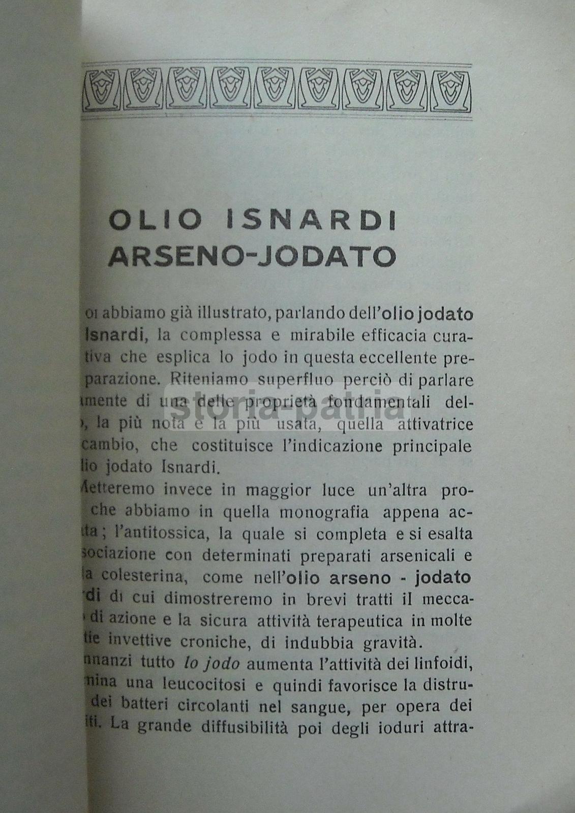 Medicina, Farmaceutica, Benefici Terapeutici Dellolio Di Oliva, Isnardi, Oneglia immagine 5