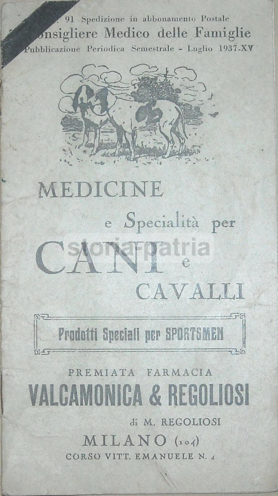 Medicina, Farmacia, Farmaceutica, Veterinaria, Cani, Cavalli, Valcamonica Regoliosi immagine 1