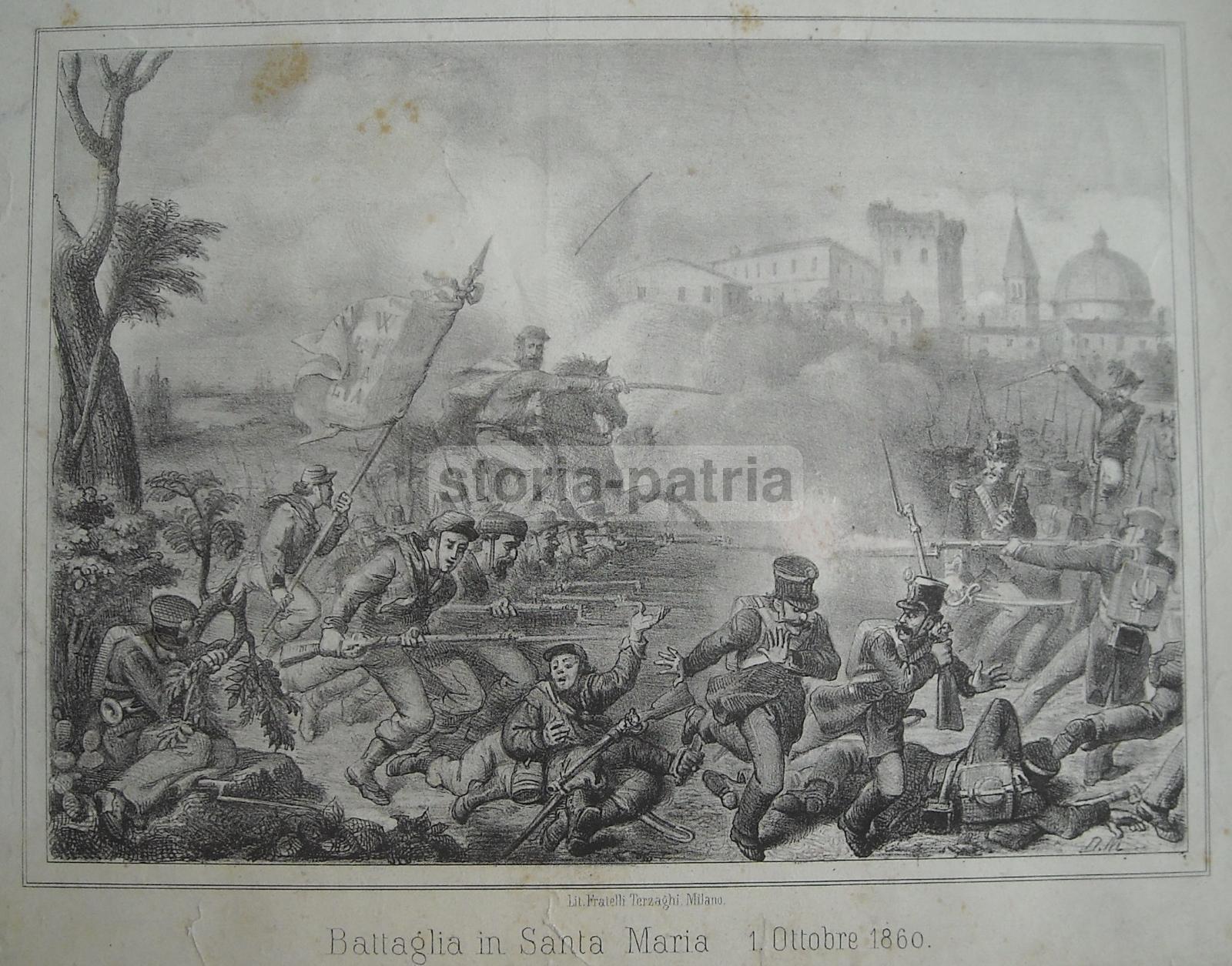 Militaria, Battaglia, Soldati, Risorgimento, Garibaldi, Santa Maria, Volturno, 1860 immagine 1