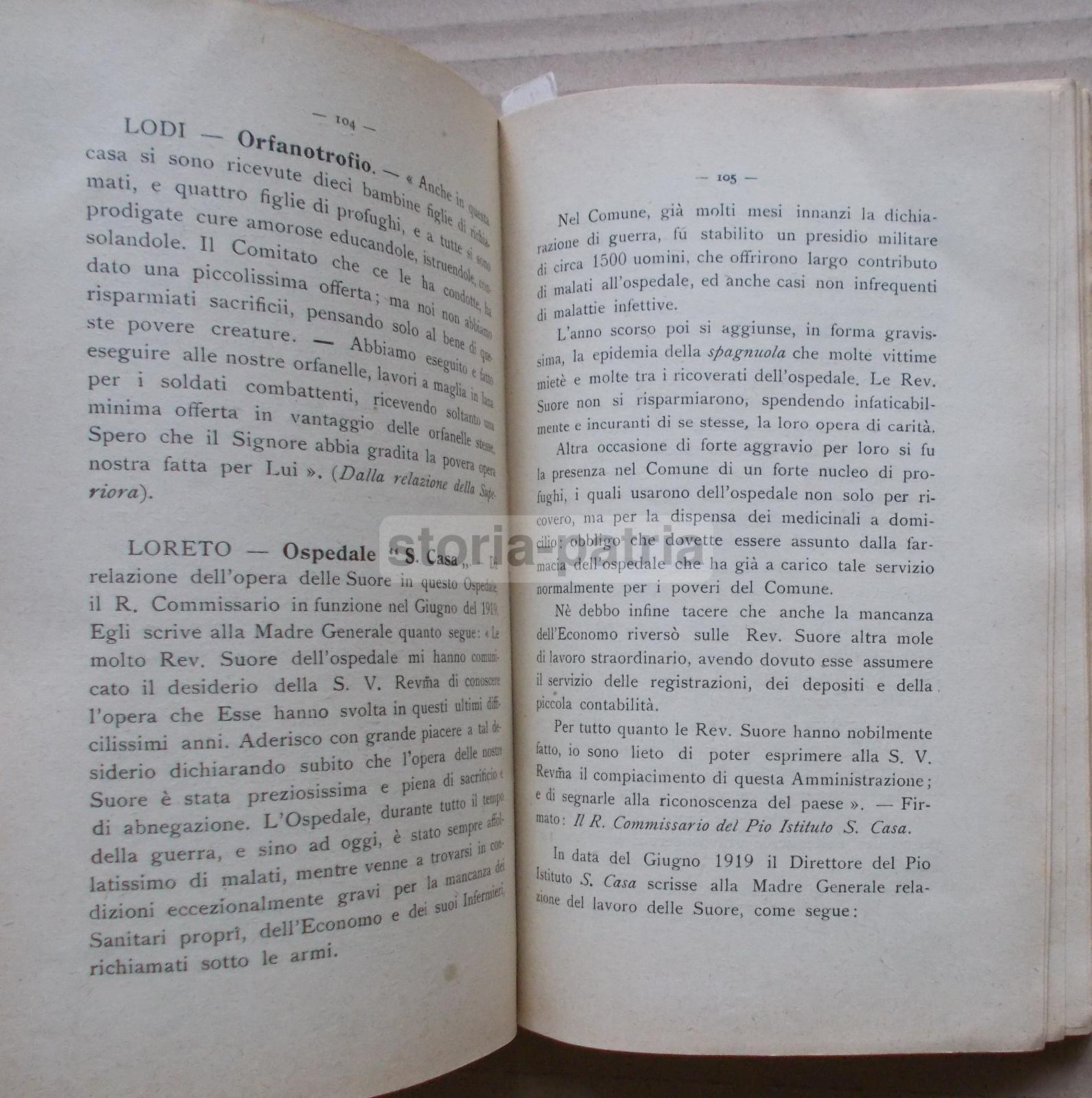 Militaria, Grande Guerra, Storia Locale, Figlie Di S Anna, Gattorno, Piacenza, Colera immagine 2