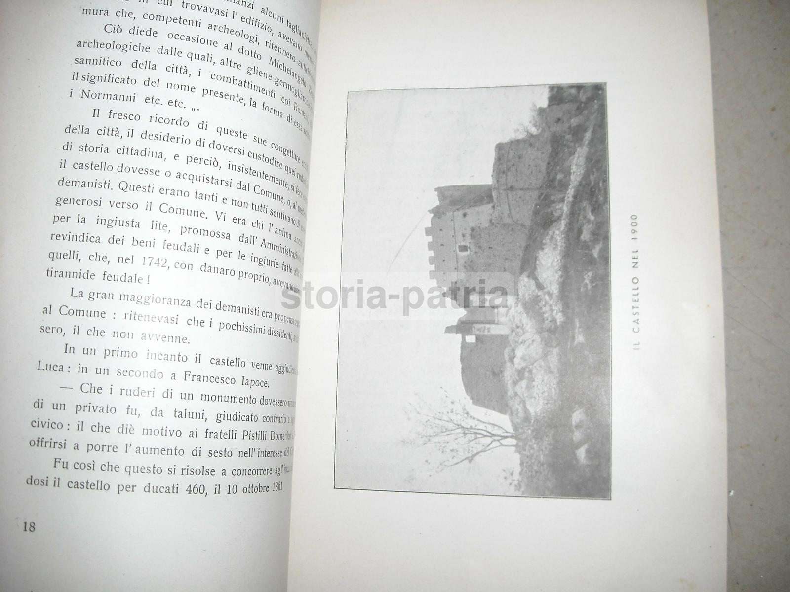 Molise, Campobasso, Antiche Fortificazioni, Edizione d'Epoca, Illustrato, Monforte immagine 3