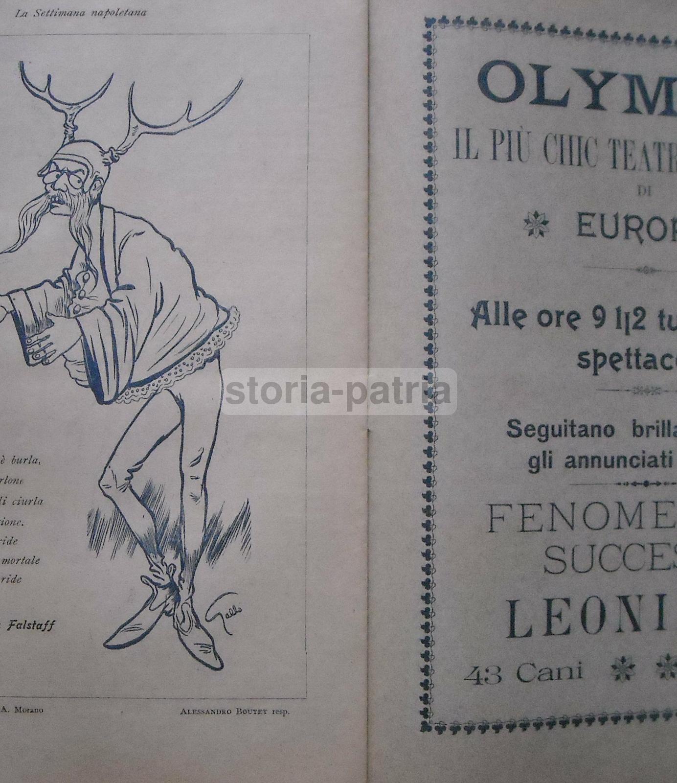 Napoli, Arte, Musica, Storia Locale, Politica, Satira, Ierace, Recco, De Lucia, Teatro immagine 5