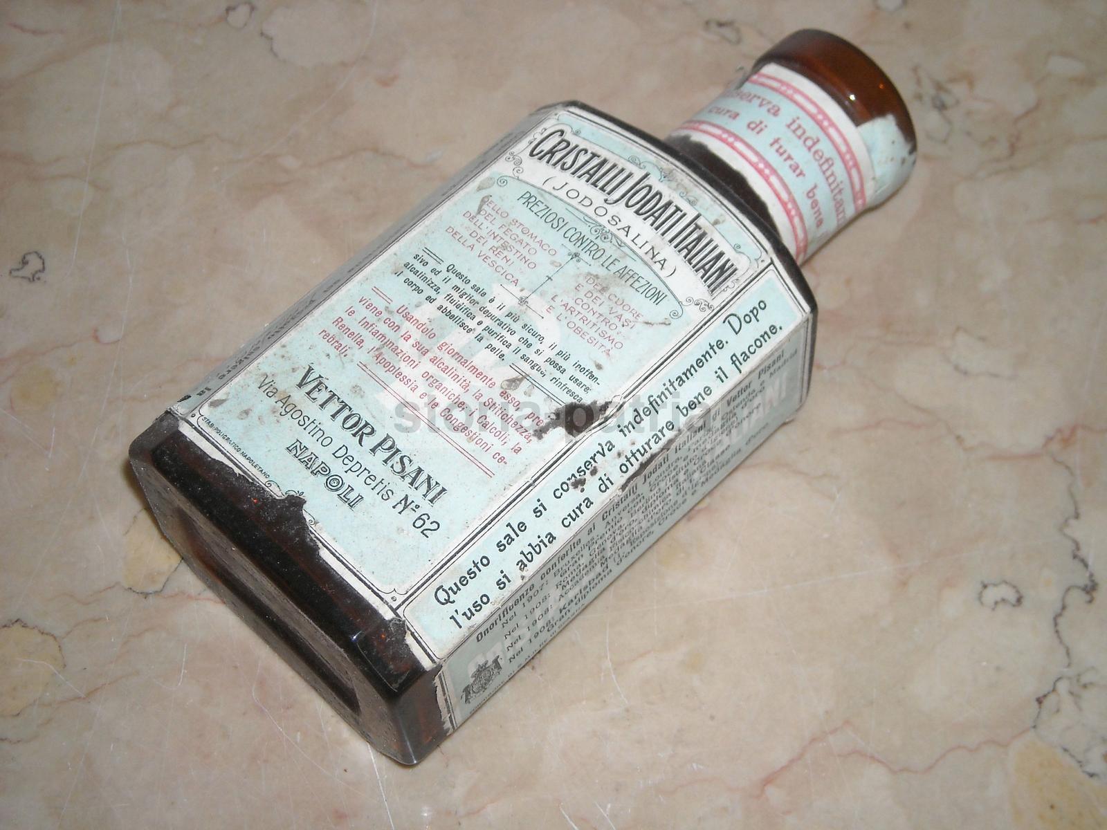 Napoli, Medicina, Farmacia, Pubblicitaria Farmaceutica, Cristalli Jodati, Urologia immagine 2