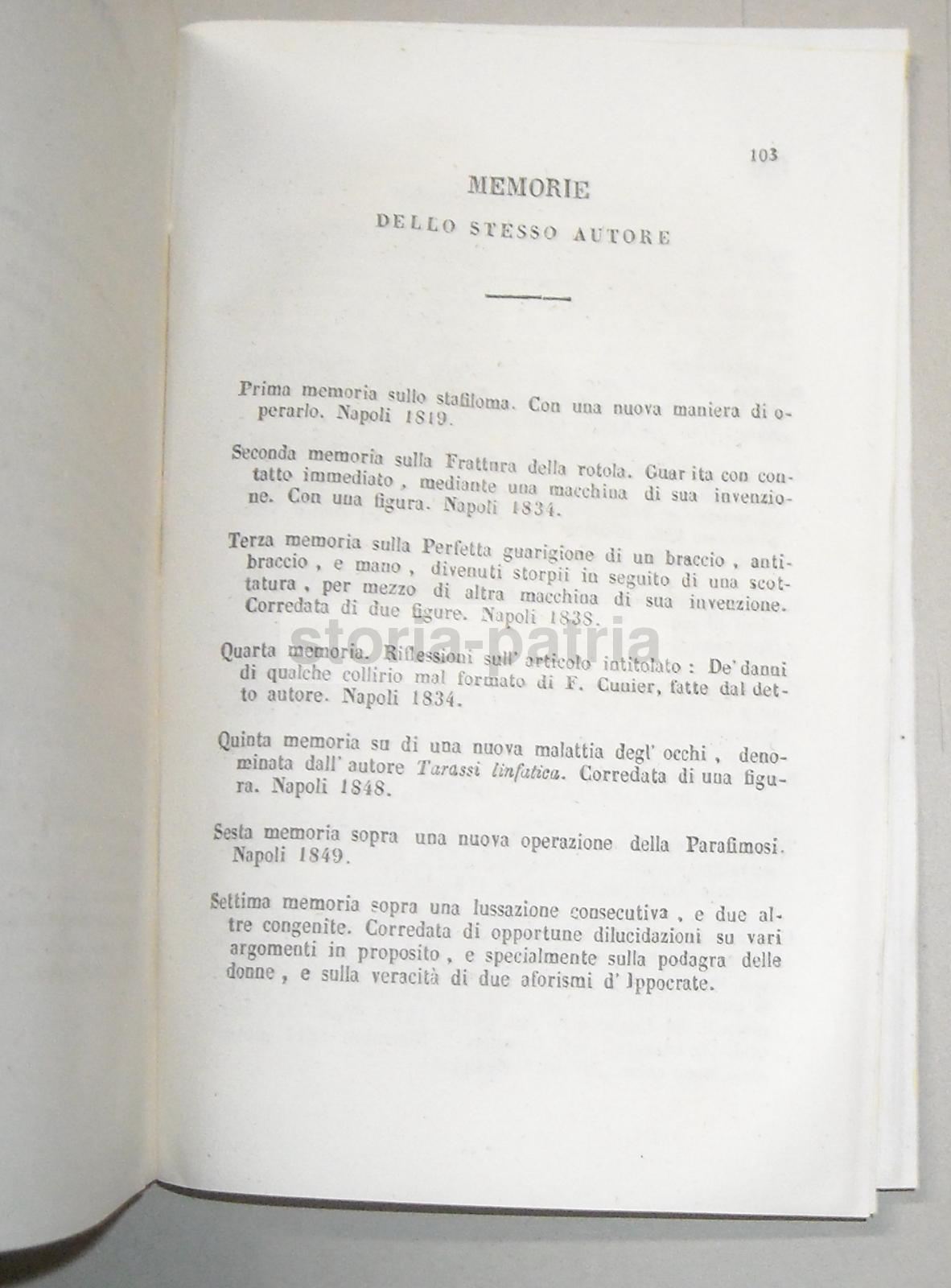 Napoli, Medicina, Ortopedia, Lussazione, Podagra Ereditaria, Casistica, 800, Bonparola immagine 2
