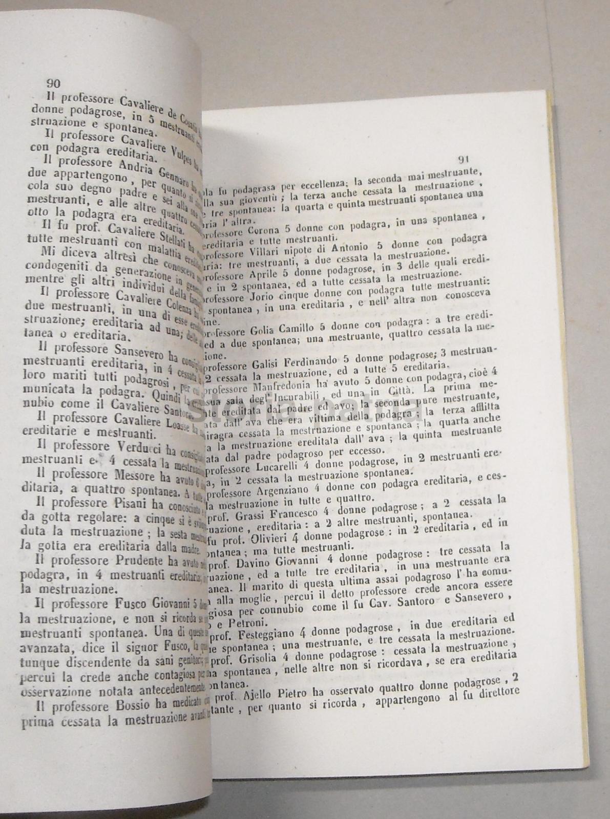 Napoli, Medicina, Ortopedia, Lussazione, Podagra Ereditaria, Casistica, 800, Bonparola immagine 6