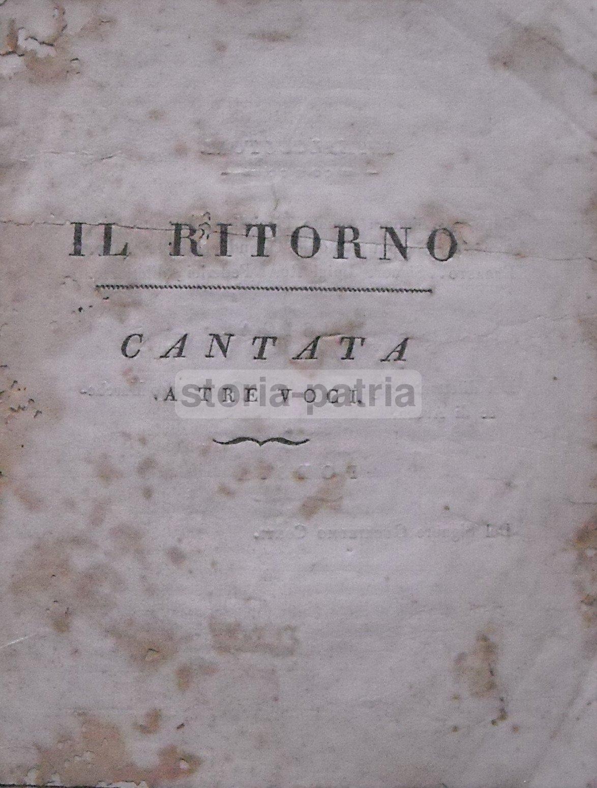 Napoli, Musica, Caracciolo, Arena, Monteiasi, Taranto, Livorno, Librettista Conti, Raro immagine 1
