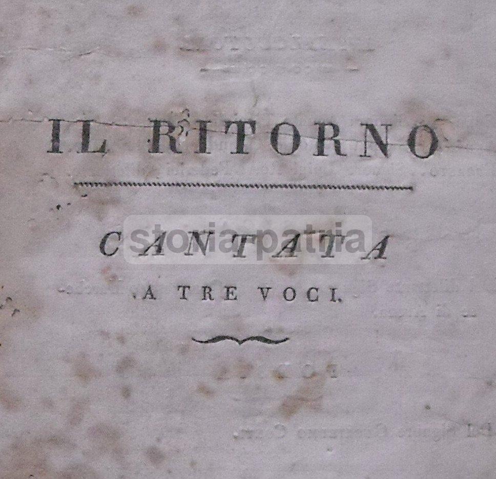 Napoli, Musica, Caracciolo, Arena, Monteiasi, Taranto, Livorno, Librettista Conti, Raro immagine 2