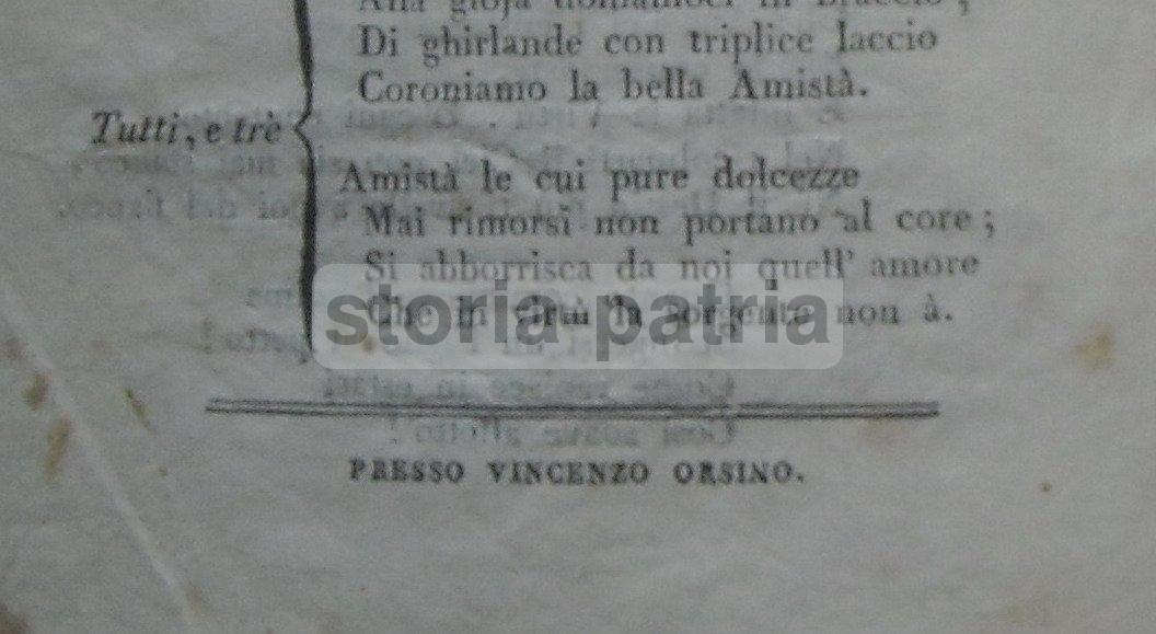 Napoli, Musica, Caracciolo, Arena, Monteiasi, Taranto, Livorno, Librettista Conti, Raro immagine 5
