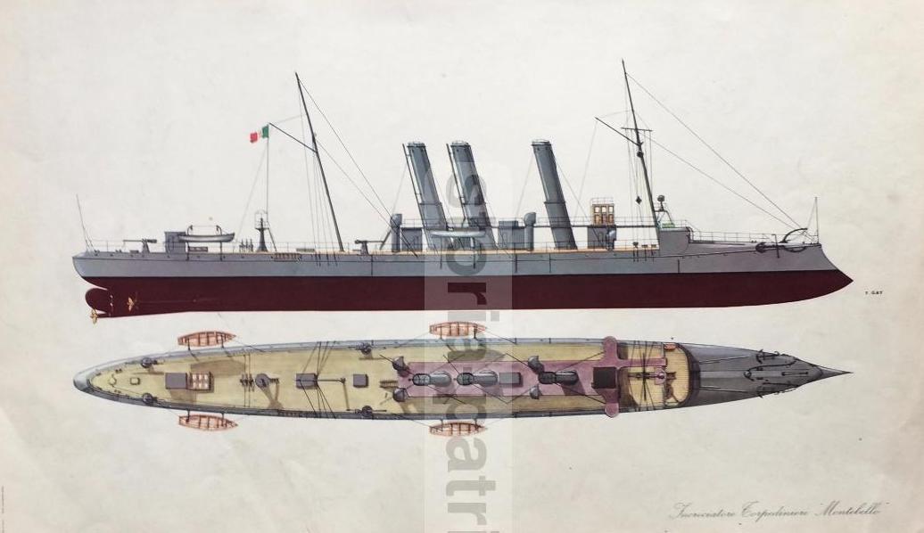 Navigazione, Marineria, Militaria, Marina Militare, Nave, Torpediniere Montebello immagine 1