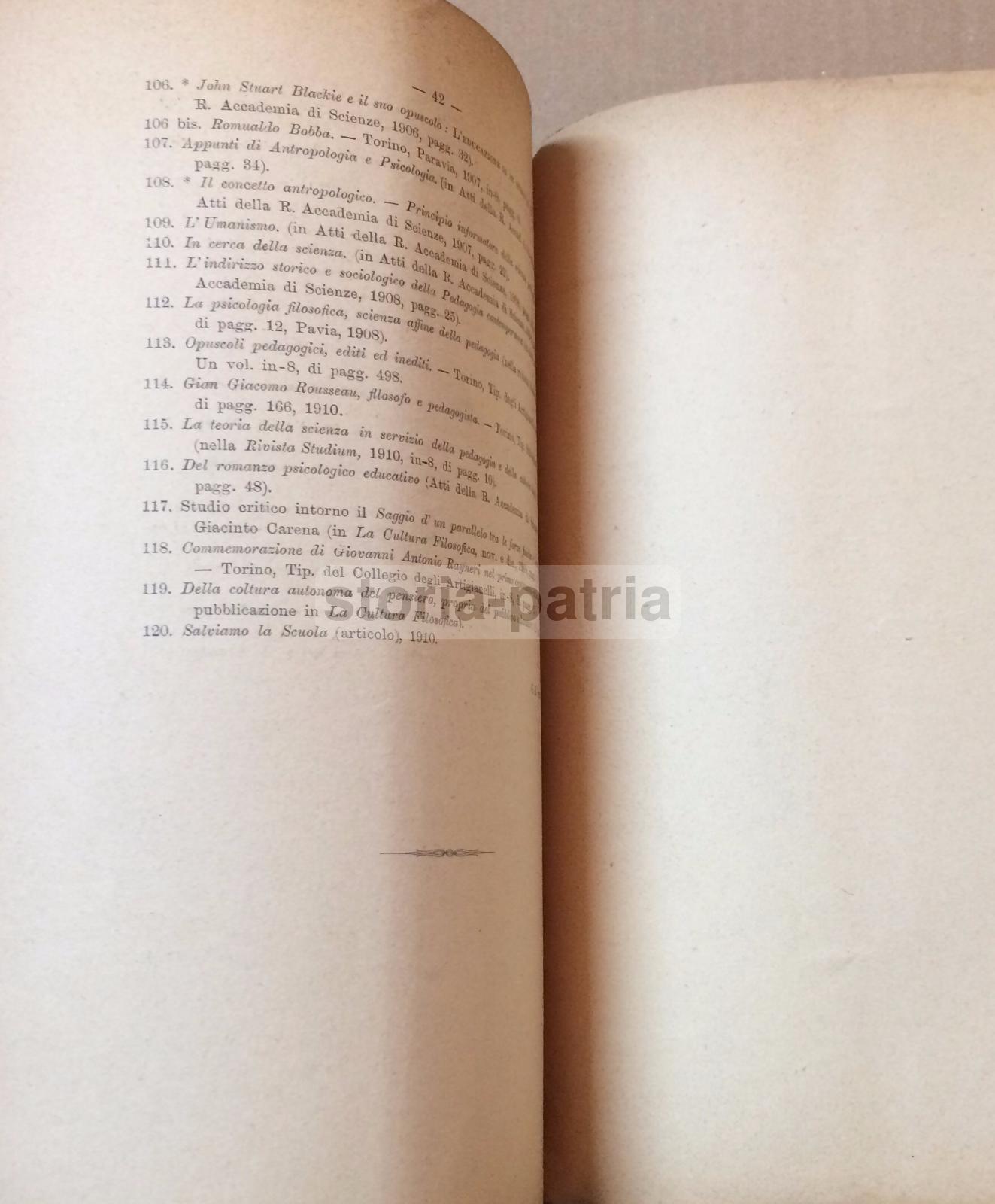 Pedagogia, Filosofia, Idealismo, Giuseppe Allievo, Calo, Antica Edizione, Prato 1910 immagine 1