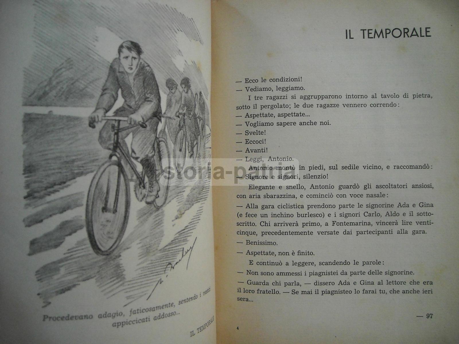 Pesce Gorini, Illustrato Per Ragazzi, Pittore Barberis, Trebbiatura, Scuola, Guerra immagine 3