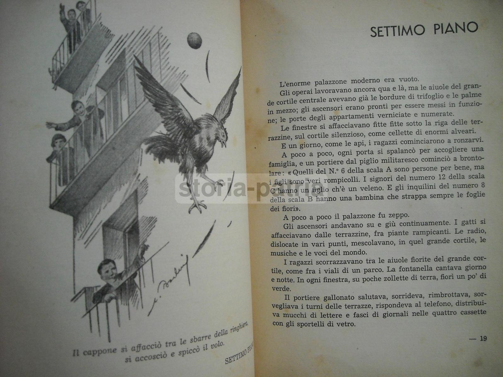 Pesce Gorini, Illustrato Per Ragazzi, Pittore Barberis, Trebbiatura, Scuola, Guerra immagine 5