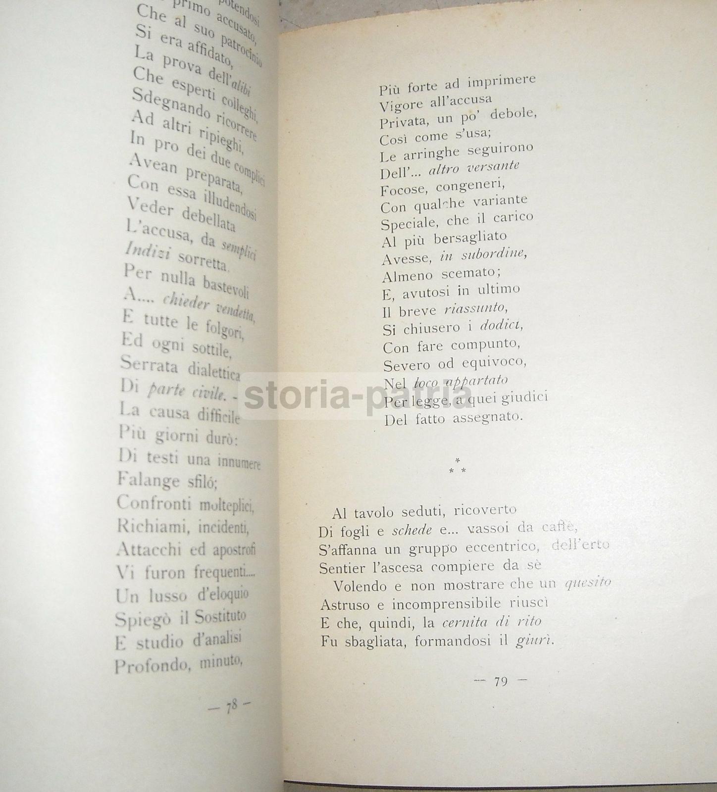 Puglia, Bari, Giuridica, Poesia, Interessante Antica Edizione, Cifarelli, Cerri, 1912 immagine 4
