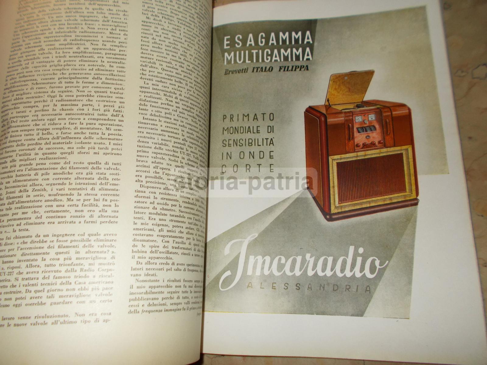 Radio, Radiofonia, Cinquantenario Marconi, Radiotecnica, Valvole, Ultrasuoni, Antenna immagine 2