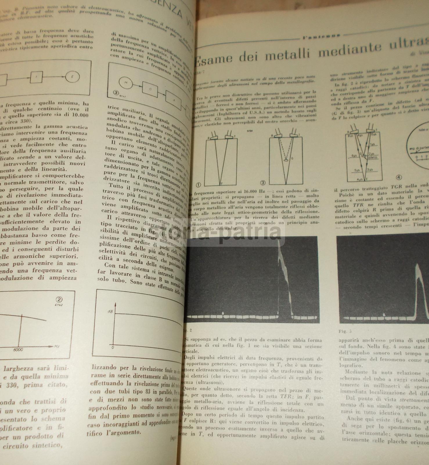 Radio, Radiofonia, Cinquantenario Marconi, Radiotecnica, Valvole, Ultrasuoni, Antenna immagine 3