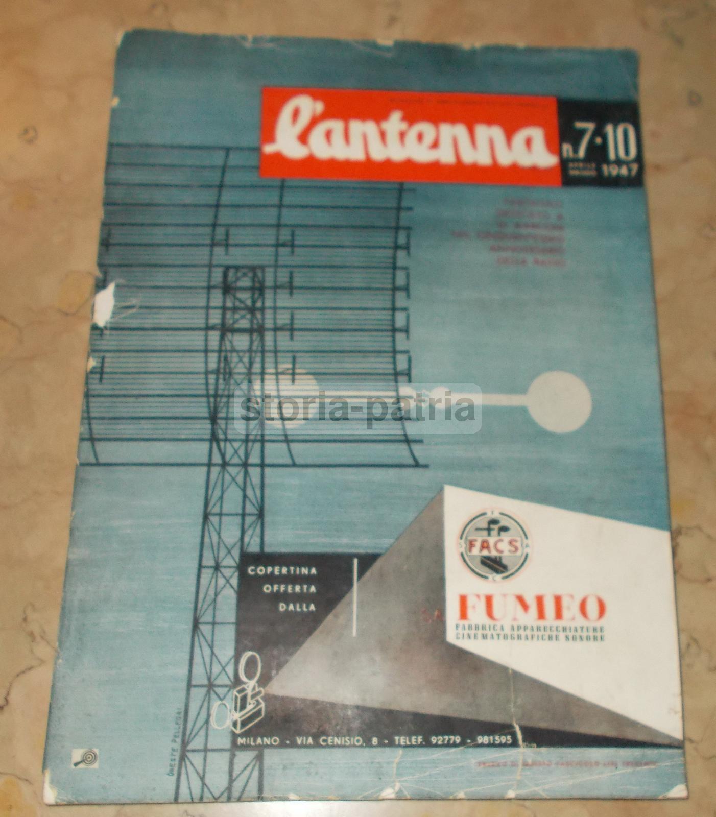 Radio, Radiofonia, Cinquantenario Marconi, Radiotecnica, Valvole, Ultrasuoni, Antenna immagine 5