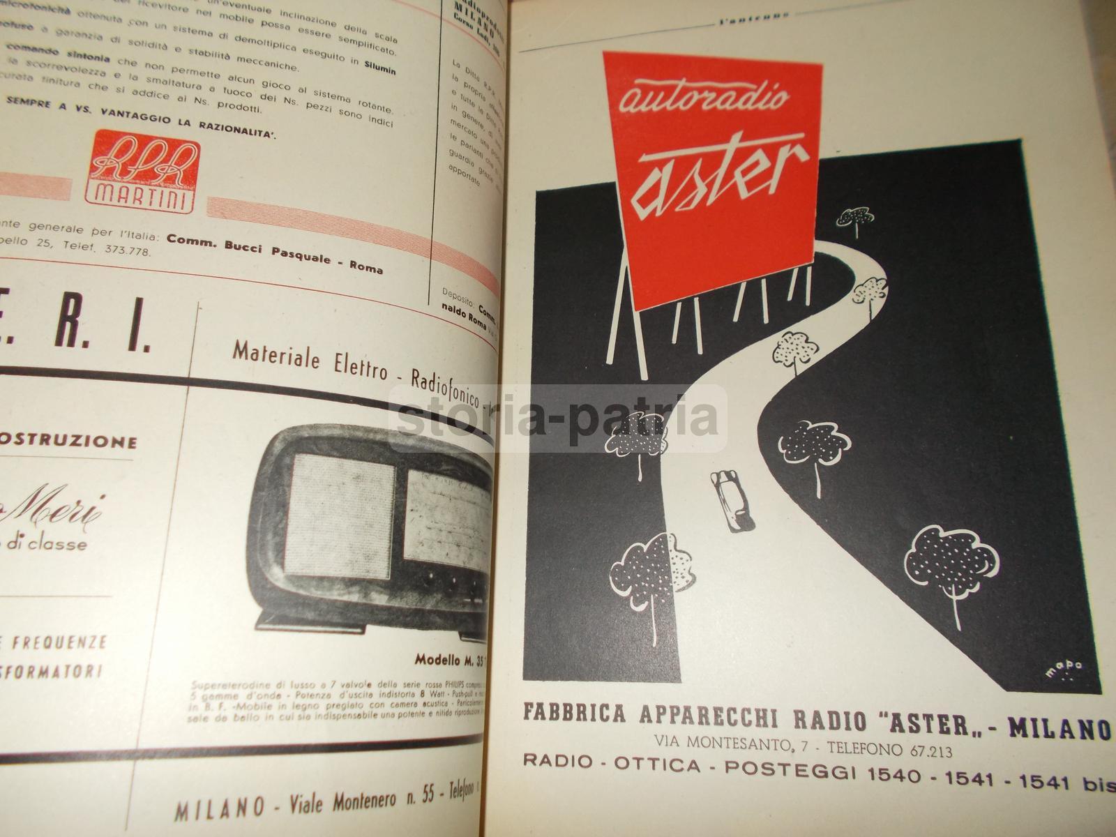 Radio, Radiofonia, Cinquantenario Marconi, Radiotecnica, Valvole, Ultrasuoni, Antenna immagine 8