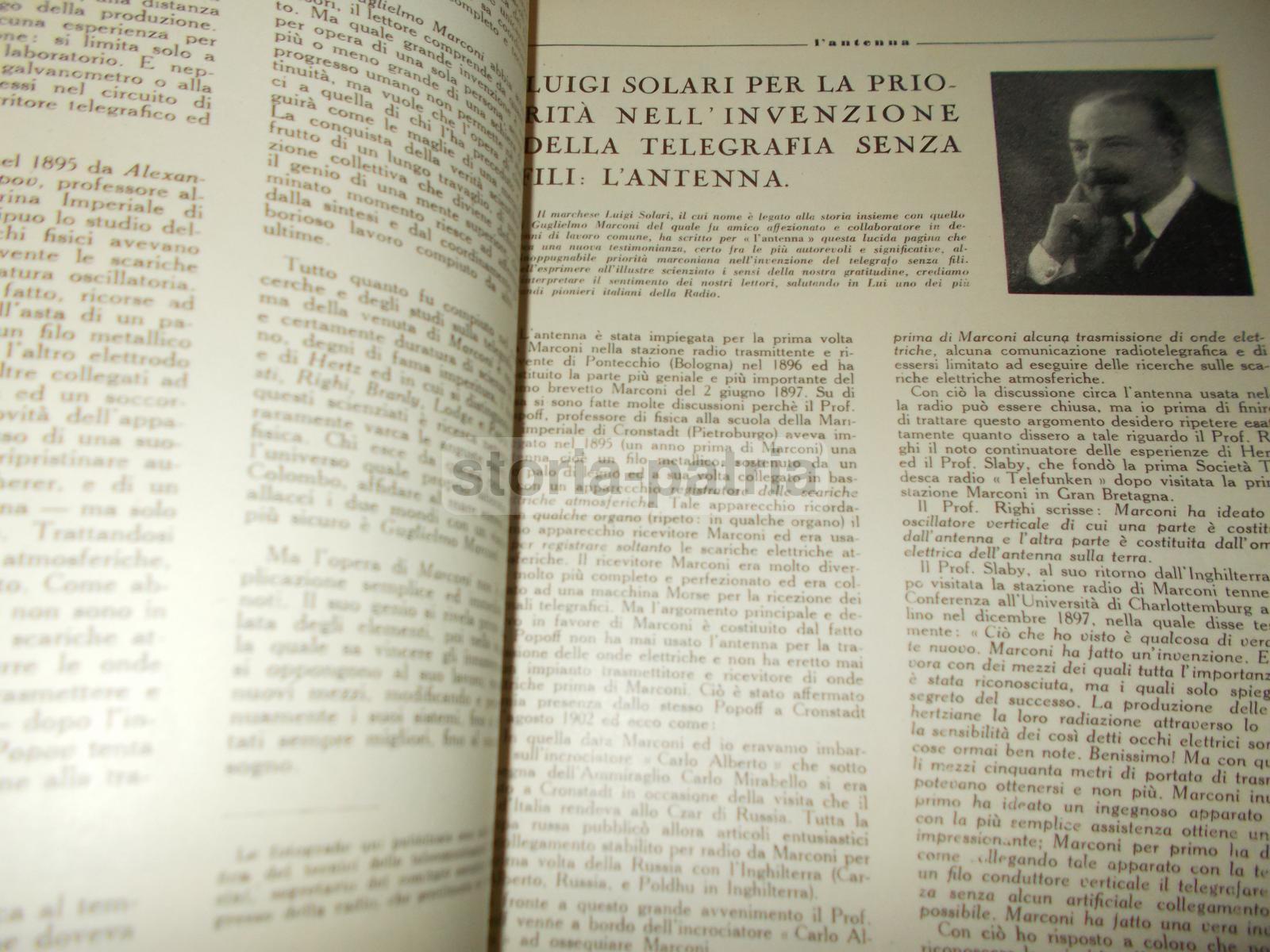 Radio, Radiofonia, Cinquantenario Marconi, Radiotecnica, Valvole, Ultrasuoni, Antenna immagine 10