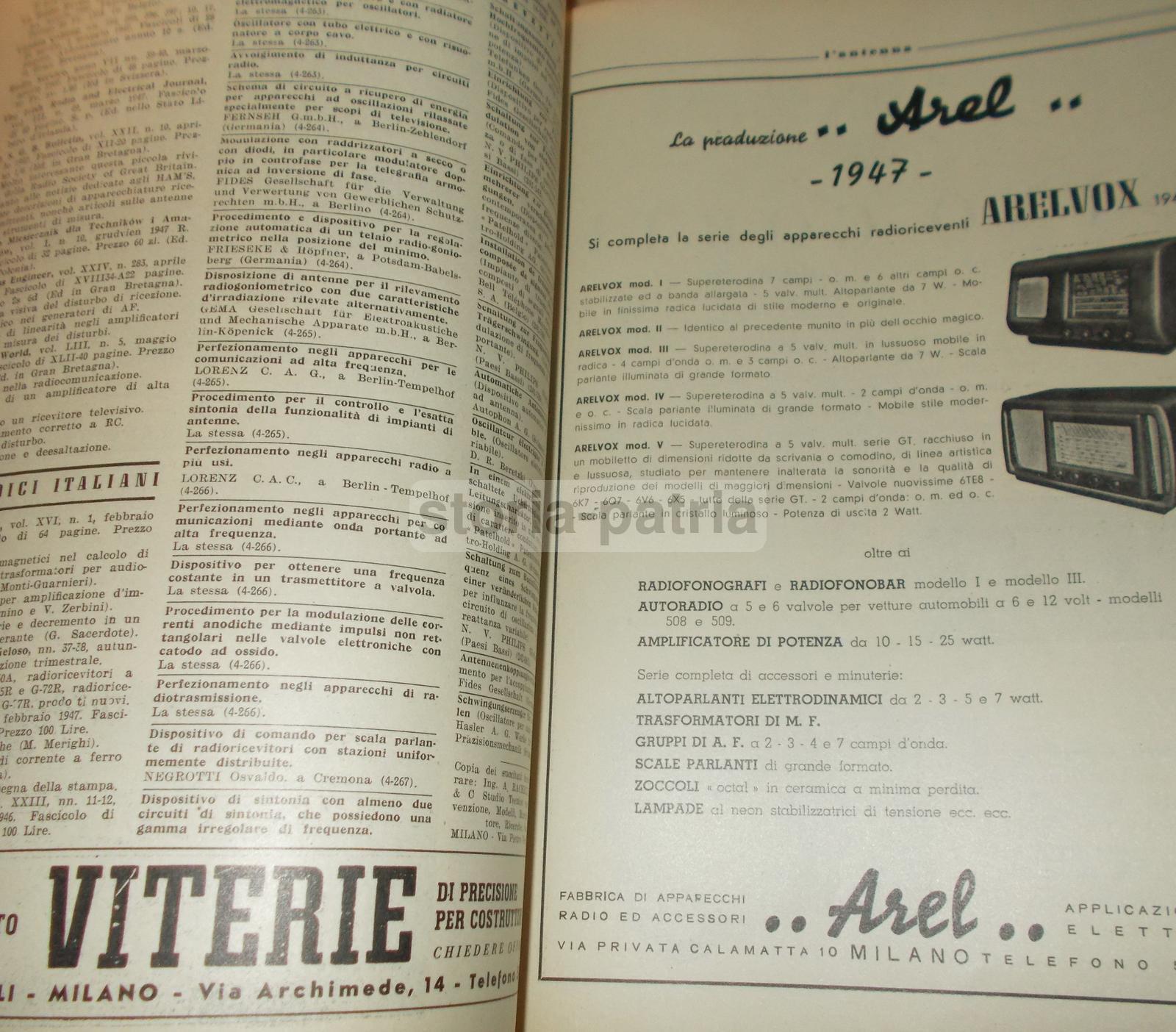 Radio, Radiofonia, Cinquantenario Marconi, Radiotecnica, Valvole, Ultrasuoni, Antenna immagine 12