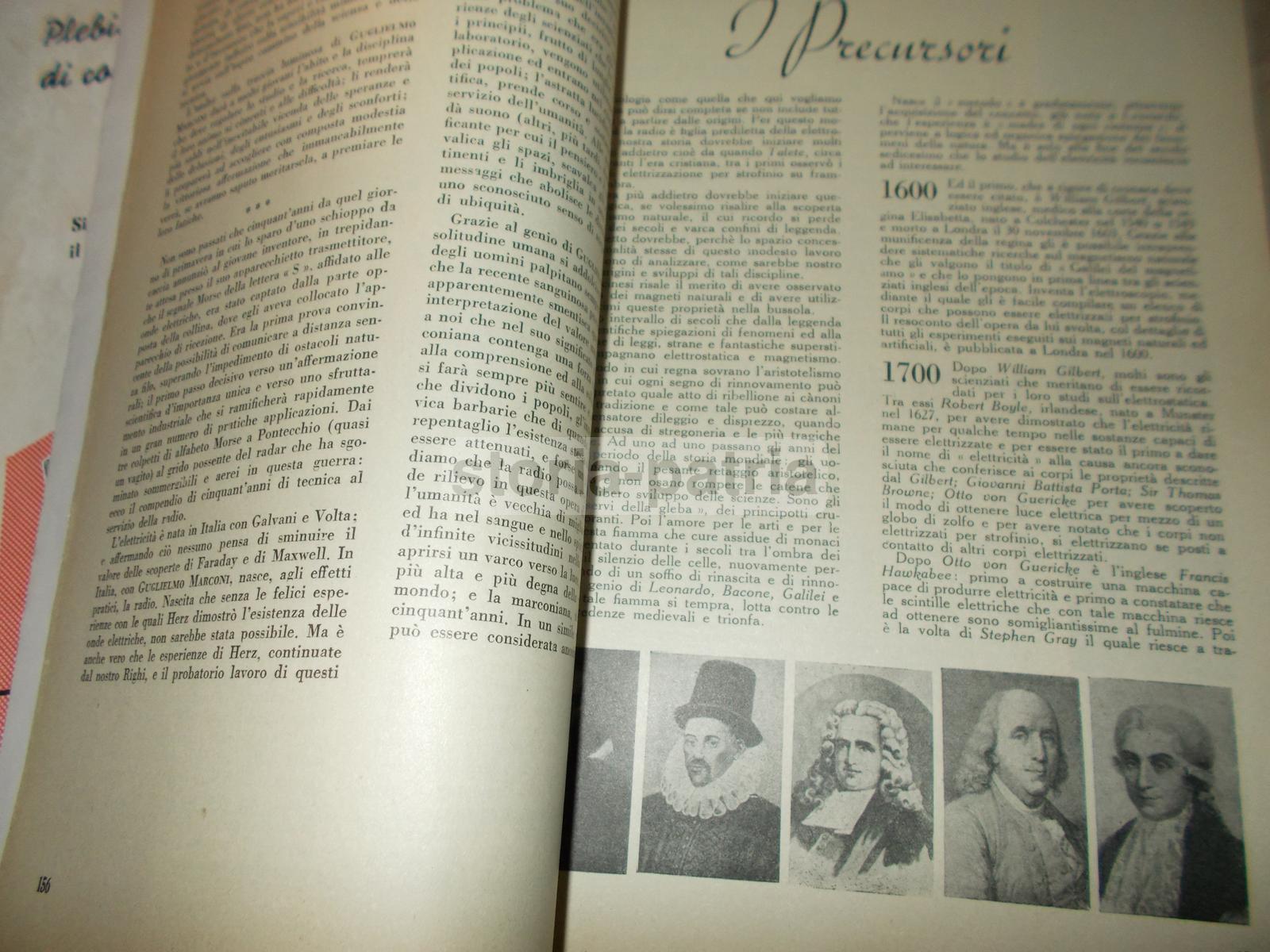 Radio, Radiofonia, Cinquantenario Marconi, Radiotecnica, Valvole, Ultrasuoni, Antenna immagine 14