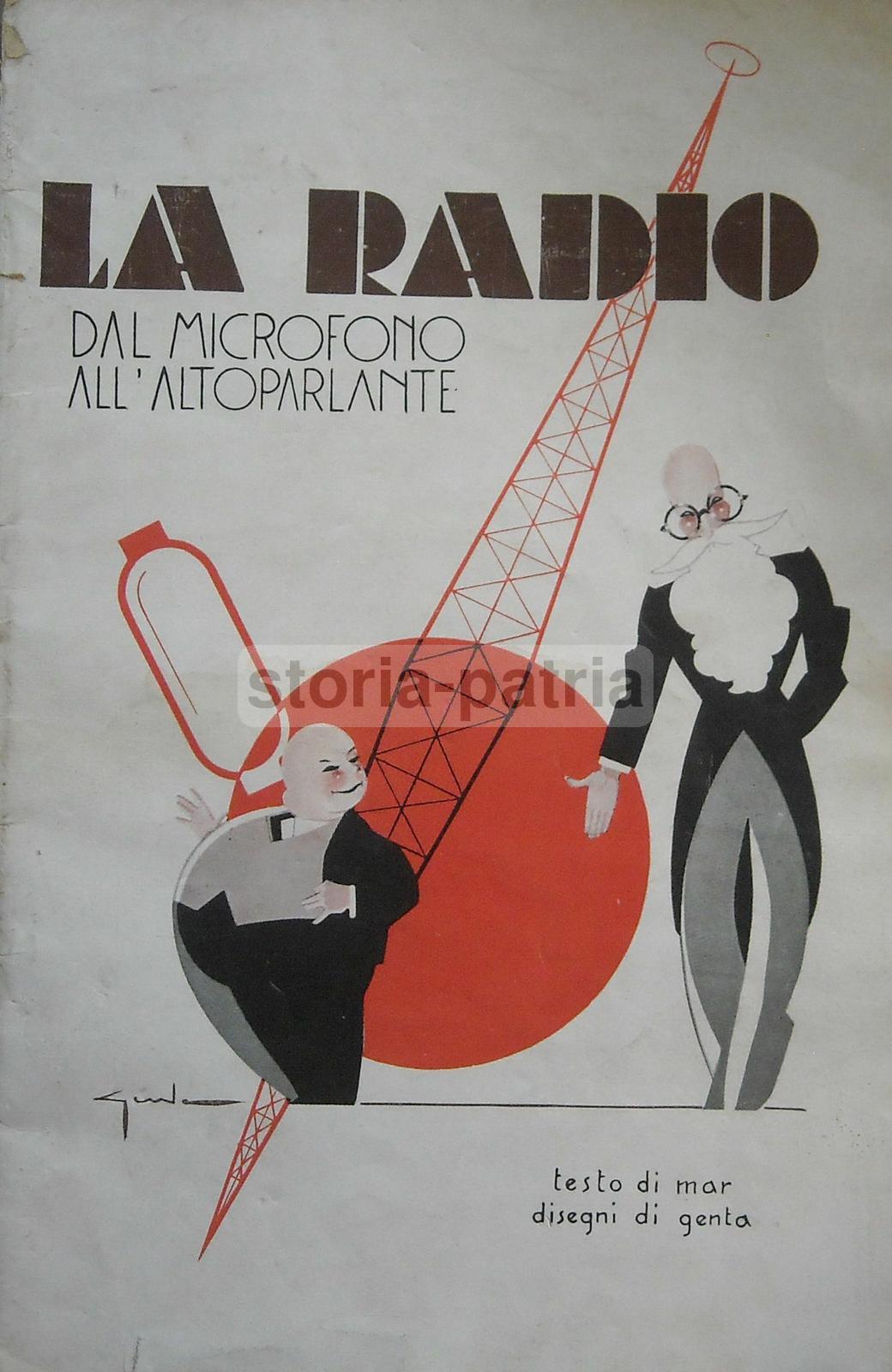 Radio, Radiotecnica, Radiofonia, Eiar, Trasmissione Dei Suoni, Genta Illustratore, Mar immagine 1