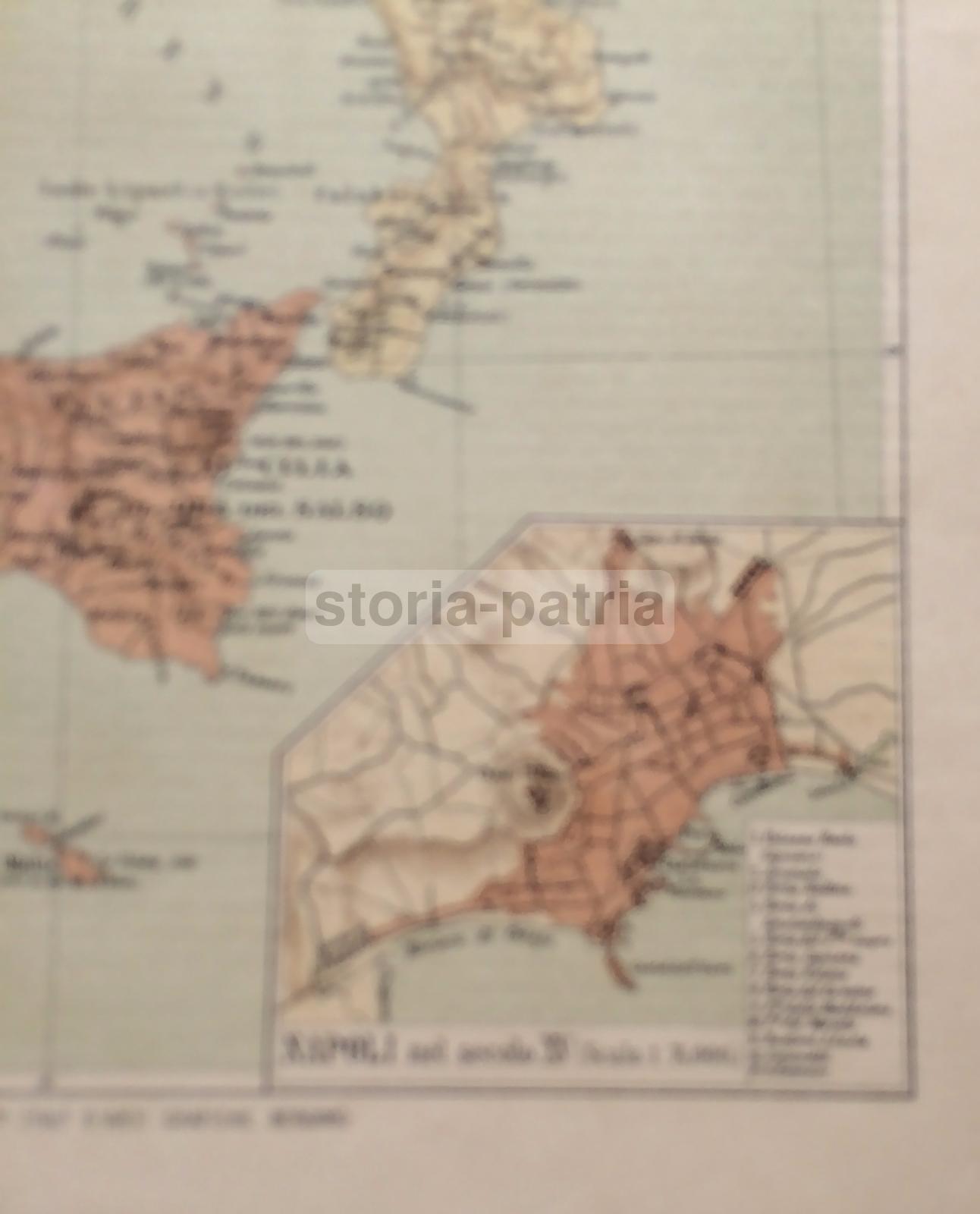 Regno Di Napoli, Sicilia, Sardegna, Puglia, Montecassino, Angioini, Aragonesi, Mappa immagine 3