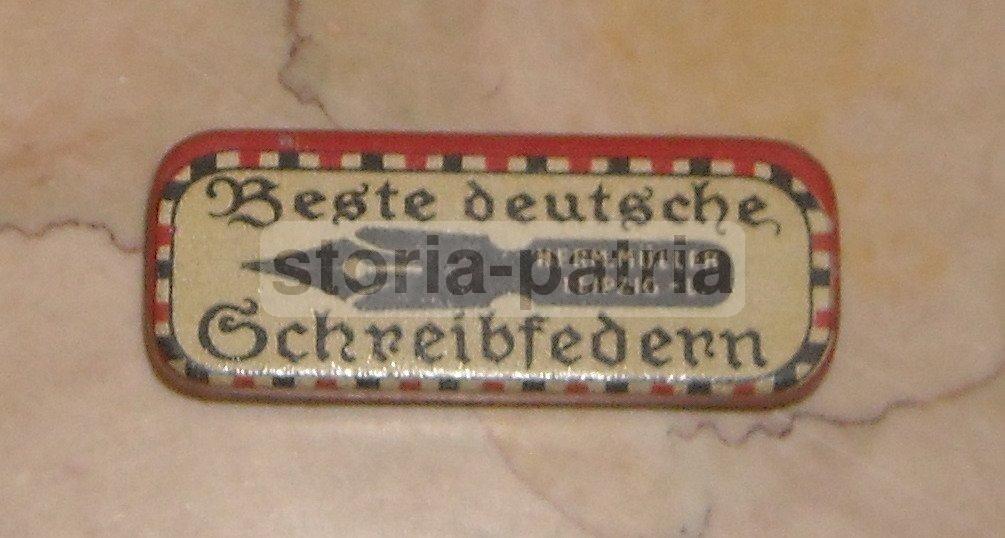 Scrittura, Calligrafia, Penne, Pennini, Raro Astuccio Pubblicitario, Muller, Leipzig immagine 2