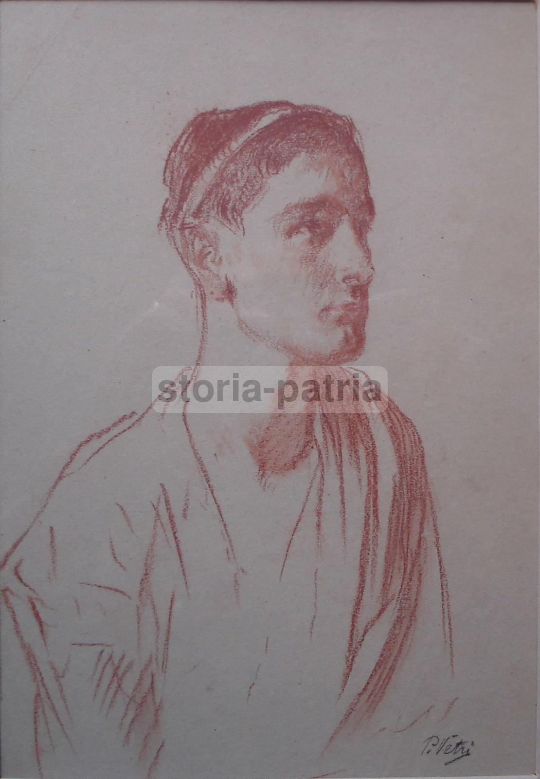 Sicilia, Castrogiovanni, Napoli, Arte 800, Paolo Vetri, Antico Raro Disegno Originale immagine 4