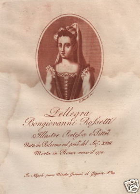 Sicilia, Pellegra Bongiovanni Rossetti, Palermo, Ritratto immagine 1
