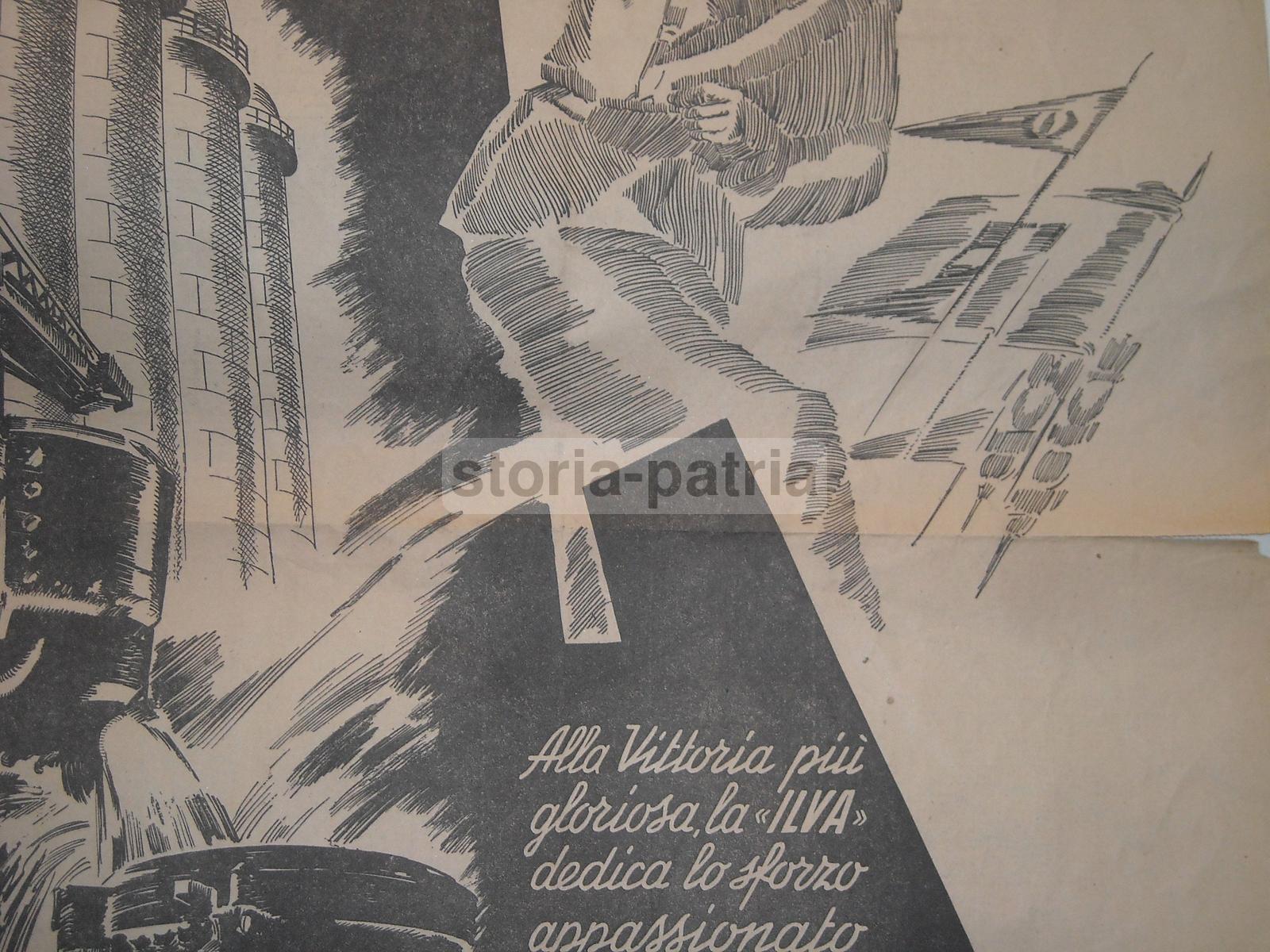 Tecnica, Siderurgia, Alti Forni, Acciaierie, Ilva, Pubblicitaria, Fontana, Futurismo immagine 3