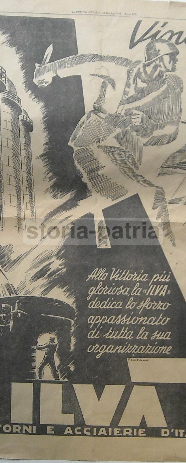 Tecnica, Siderurgia, Alti Forni, Acciaierie, Ilva, Pubblicitaria, Fontana, Futurismo immagine 5